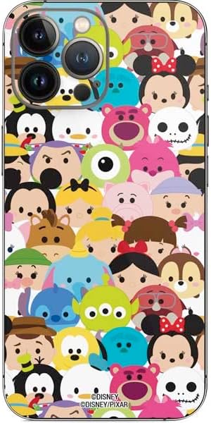 Skinit Decal Phone Skin Compatible with iPhone 14 Pro Max - Officially Licensed Disney Tsum Tsum Close up Characters Design