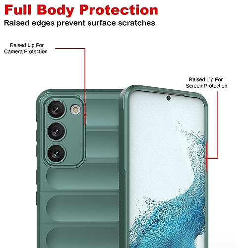Image of Amazon Brand- Solimo Basic Case for Samsung Galaxy S23 5G (Silicone Green)