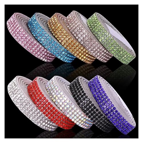 Ruban à strass autocollant de 30mm pour customisation de voiture et bricolage créatif - 5