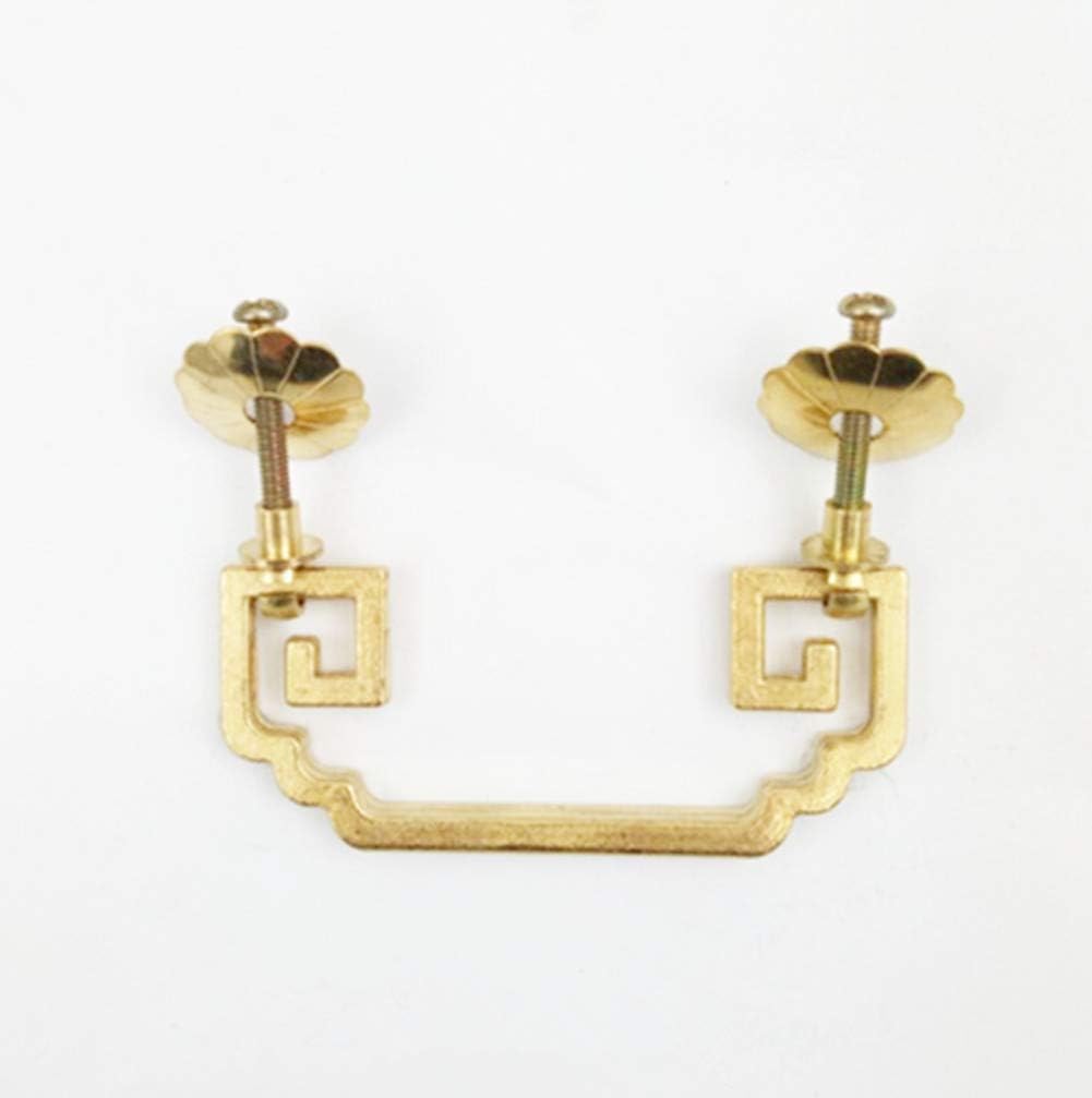 Blасk Frіdау - 60% оƒƒ 10 Pack Homocentric Squares Bail Cabinet Hardware Handle Pull Antique Jewelry Box Drawer Pull, 2.56 Inch Hole Centers (65mm), Brass Tone