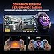 Black Shark Handy Kühler Gaming 20W Leistung Phone Cooler Handykühler 3S Quick Cool Handy Kühlung Fan für iPhone Android Smartphone (Einstellbare Breite 67mm - 88mm)