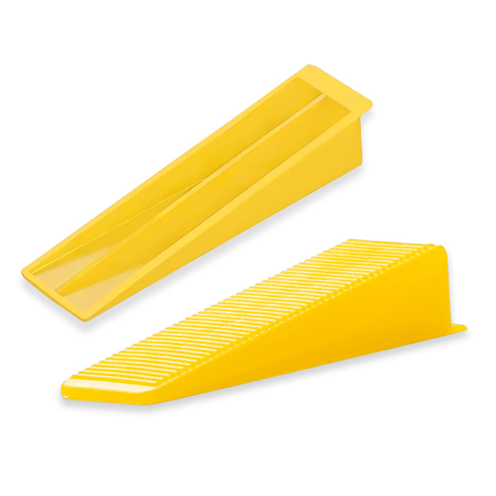 Kliny poziomujące wielokrotnego użytku, system poziomowania płytek wielokrotnego użytku, kliny do przekładek 1/8", przekładki 1/16", podkładki dystansowe 1/32" i zestaw systemu poziomowania płytek, do