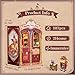 CUTEBEE Book Nook Kit - DIY Miniature House Kit for Beginners, Adults and Teens, Booknook Dollhouse Tiny House Bookshelf Decor 3D Wooden Puzzle Gifts for Family and Friends (Amazing Toys Store)