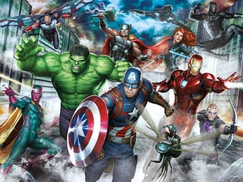 Buffalo Games - Marvel - Avengers, Assemble! - 400 Piece Jigsaw Puzzle for Families -Challenging Puzzle Perfect for Game Nights - Finished Size is 21.25 x 15.00 (Pack of 6)