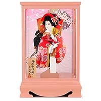 吉徳　羽子板飾り　ピンク Amazon | 人形屋ホンポ 羽子板 吉徳大光 ケース飾り 新栄華 御羽子板
