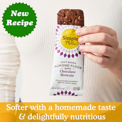 Simple Mills H-235 Almond Flour Snack Bars (Chocolate Brownie) With Organic Coconut Oil thumb #2