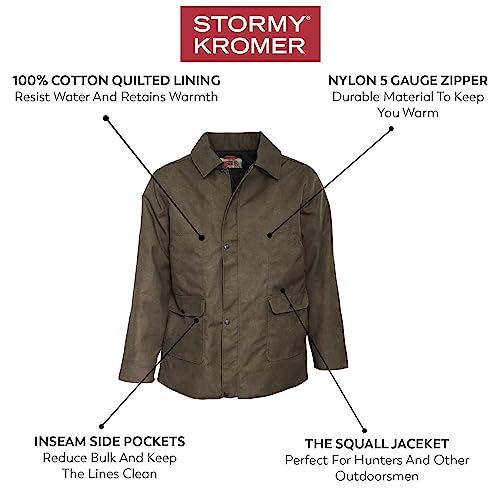 Stormy Kromer Men’s Squall Jacket, Water Resistant Rain Jacket for Hunters4