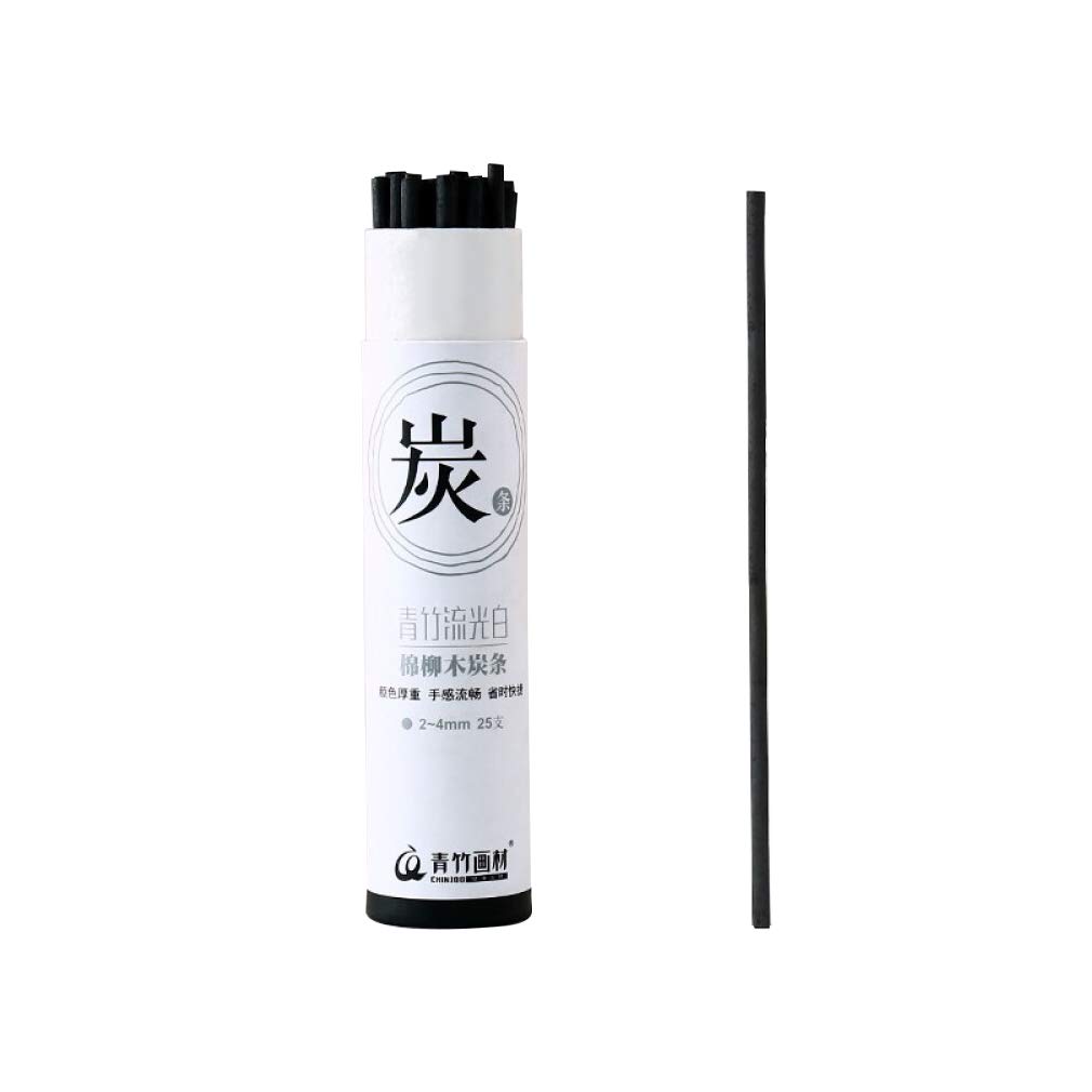Willow painting charcoal, black sketch, 2-4mm charcoal, 25 for art students