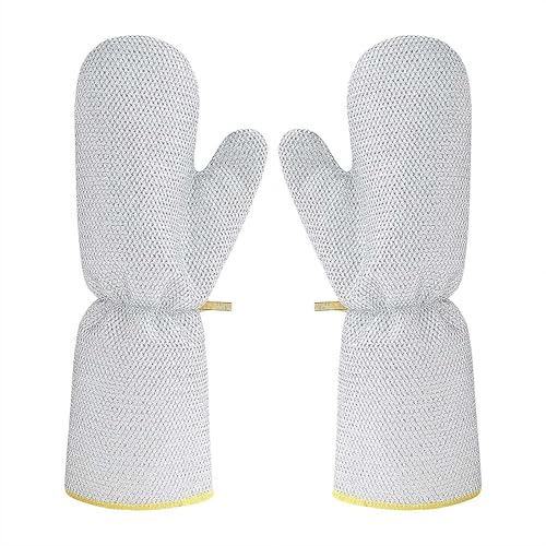 Ainiupi 2026 Nuovi guanti di filo per il lavaggio dei piatti, filo ispessito Stracci per lavare i piatti impermeabili per la casa in filo metallico per la pulizia dei piatti guanti