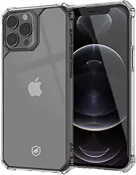 Gshield Capa Case Capinha Clear Proof Anti-impacto com Quinas Reforçadas (Transparente, iPhone 12 Pro Max)