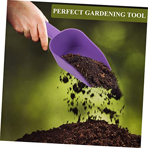 Juego 3 Piezas Mini Palas de Jardín Plástico Morado miniatura 3