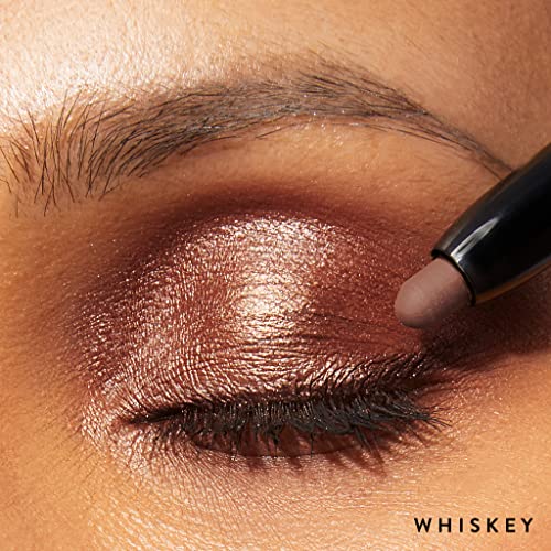 Laura Geller New York Make It A Double Dual-Ended Eyeshadow - Whiskey - Cream Eyeshadow Stick + Matching Powder Eyeshadow - Crease-Proof & Smudge-Proof #TOP1