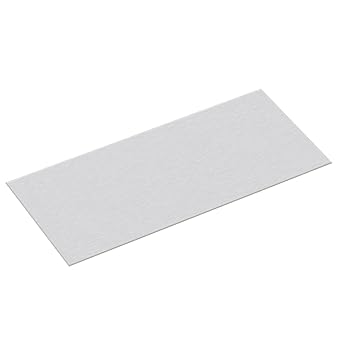 uxcell 6061 Aluminum Sheet, 300mm x 150mm Rectangle Aluminum Plate 2.5mm Thick Flat Metal Stock with Protective Film