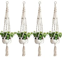 Algopix Similar Product 14 - Accmor Elegant Plant Hanger Set of 4 4