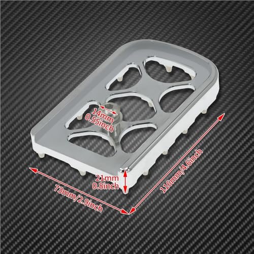 Cale-pied CNC en aluminium taillé pour Harley Softail et Touring - 7