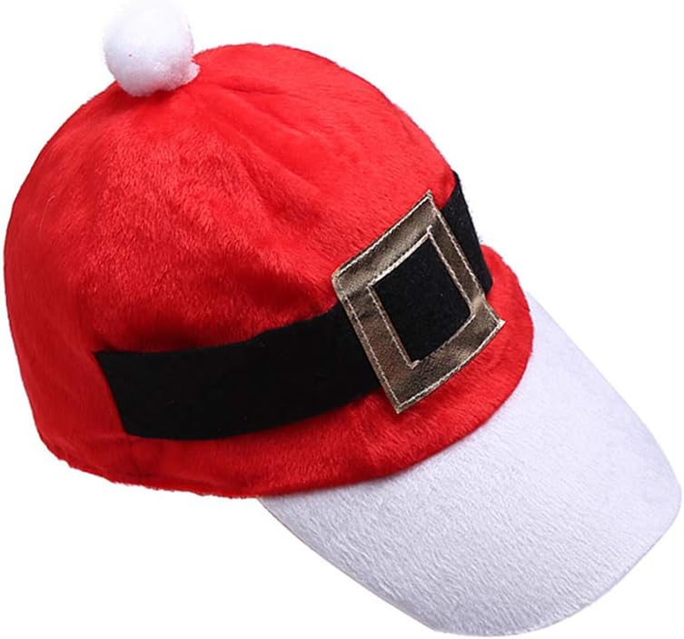 Christmas Baseball Hat for Adult, Crazy Christmas Funny Hats for Festive Party Dress Up Celebrations Costume Accessories