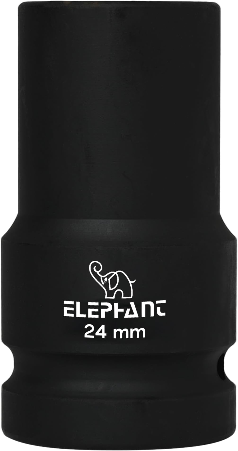 - Metal 1 Inch Square Drive STD Impact Socket | 6-Point | 90 mm Length | 24 mm Size