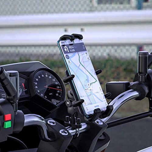 FAVOMOTO Motorfiets Telefoon Mount Universele Motor Fiets Stuur Gsm Houder 360 Rotatie Schokbestendige Waterdichte… - Image 8