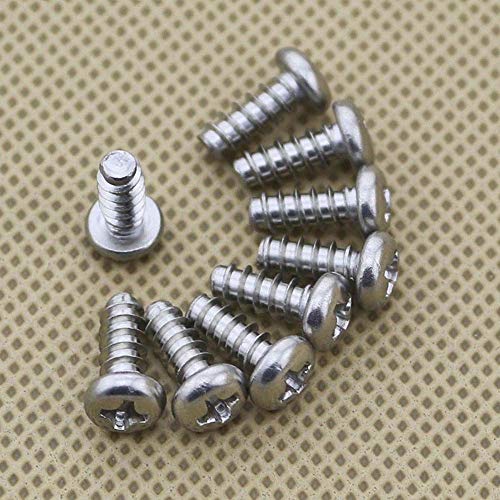 100 tornillos autorroscantes M2 x 5 mm cabeza plana miniatura 3