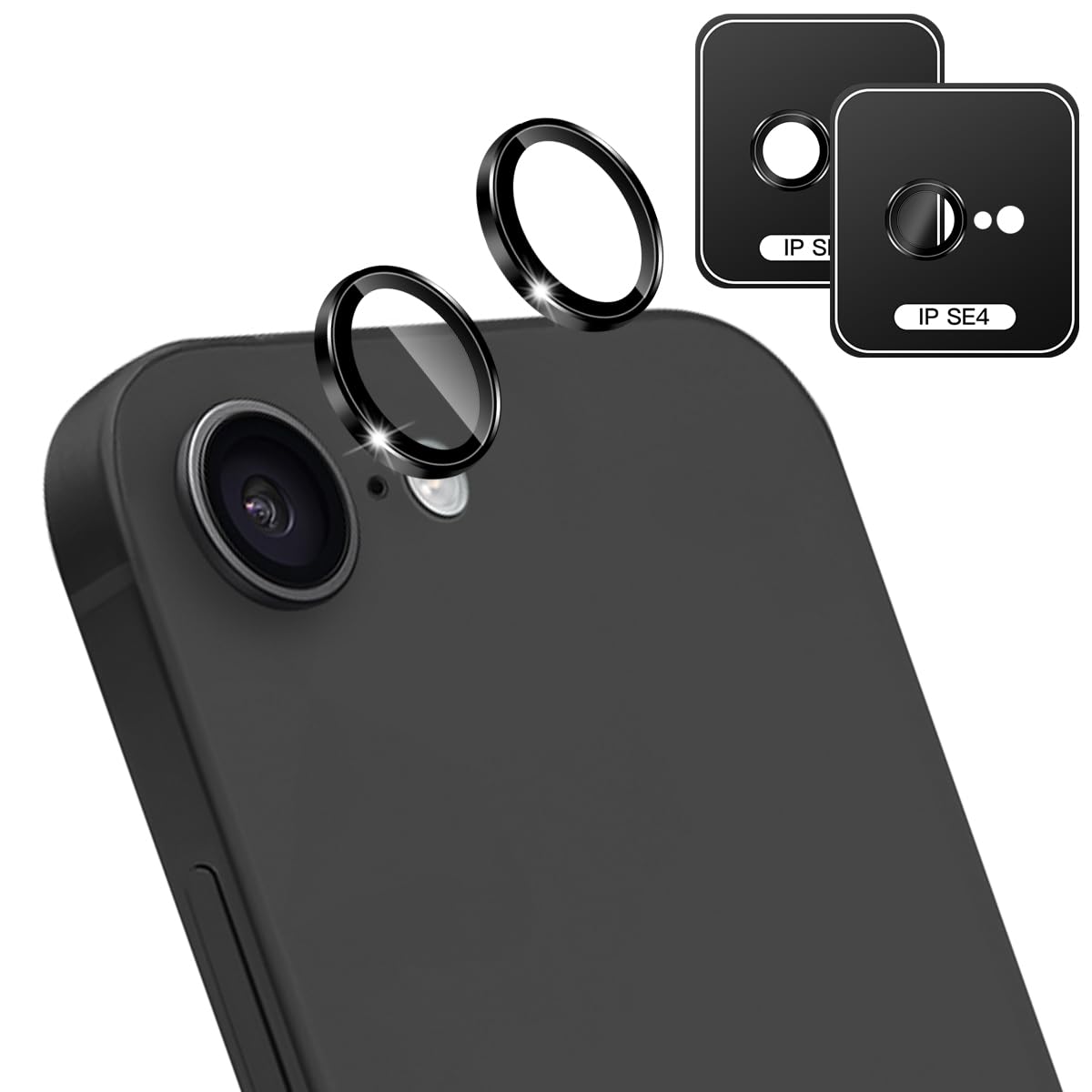 Amazon | 【2枚セット】対応 iPhone 16E カメラフィルム アルミ合金＋