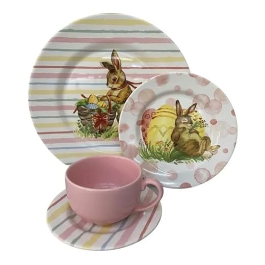 Aparelho de Jantar de Páscoa 24 Peças