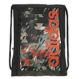 Garantía de por vida adidas Thunder Sackpack, Base Green/Energy Camo/ Solar Red, 18.5 x 14-Inch