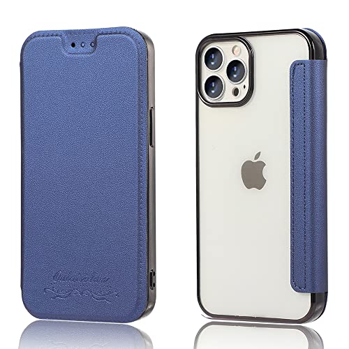 Amazon.co.jp: MuZiF iPhone14 Pro 用 ケース 手帳型 クリア 高級なPU