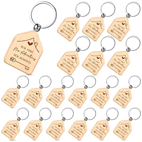 Porte-clés New Home bois : valorisez votre relation client avec ce lot