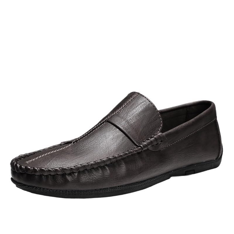 Men's Fashion Classic Dress Shoes Comfortable Slip-On Business Pointed Toe Non-Slip Softsole Oxford Shoes