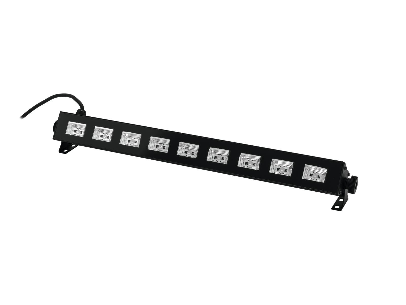 Eurolite LED Party UV Bar-9 | UV-Scheinwerfer mit 9 x 1-Watt-UV-LED | UV-Beleuchtung | UV-Röhre | Schwarzlicht-Bar | Für Partyraum, Club, Bar, Disco