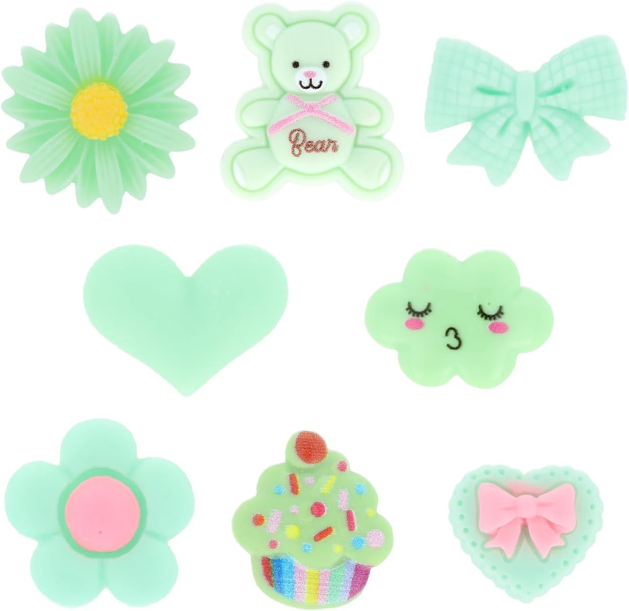 Amazon | KIYOHARA スイーツデコ デコパーツミックス S パーツ 8個入り 