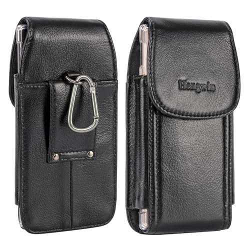 Porte téléphone à clip sécurisé avec fente pour cartes pour iPhone 16 Plus et Galaxy S24 Ultra