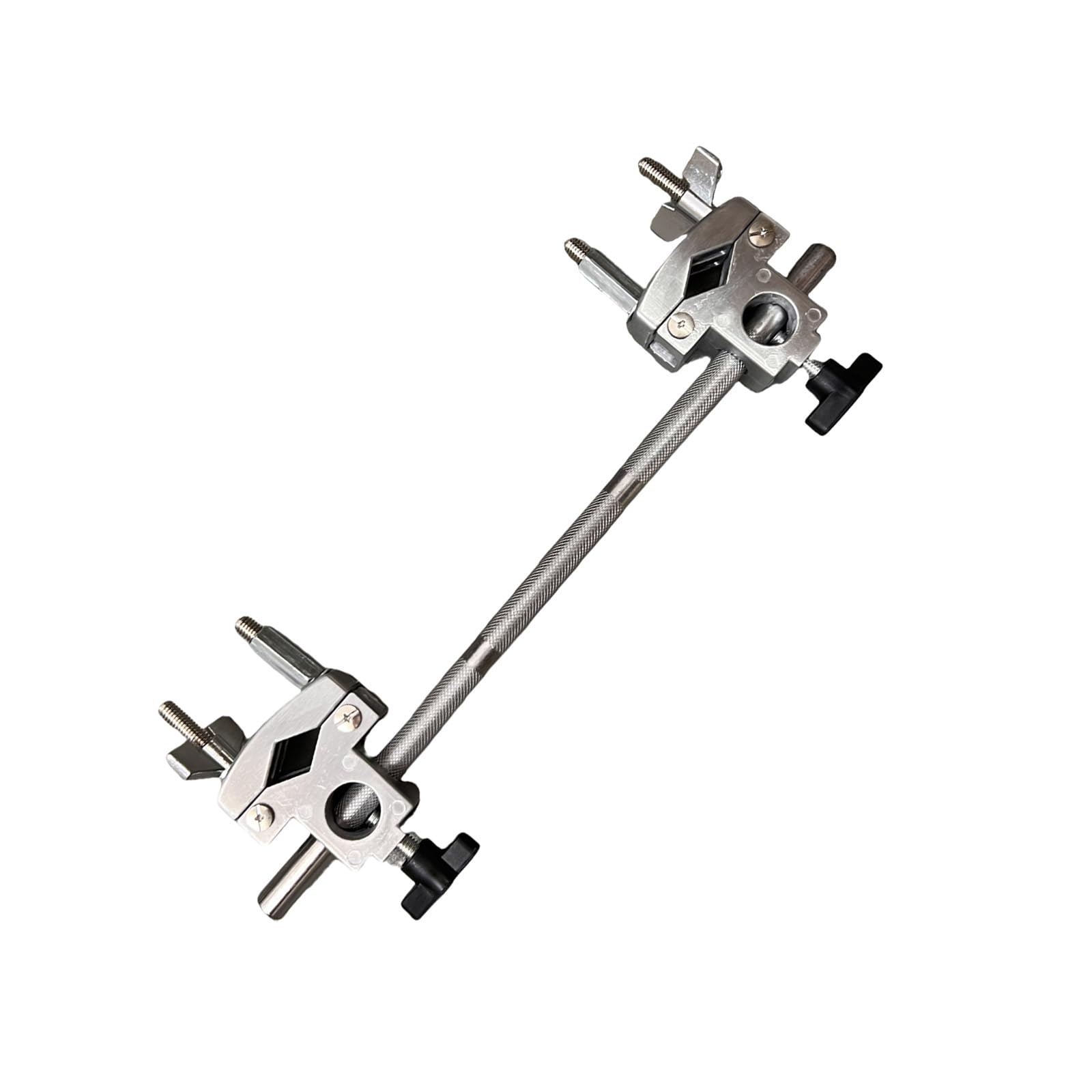 Double pince de tambour antidérapante avec fixation pivotante pour accessoires de batterie