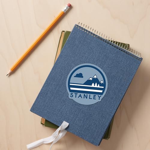Die Cut Sticker Stanley, Idaho, Mountain and Trees, Vinyl Sticker, (Waterproof Decal for Cars, Water Bottles, Laptops, Coolers), Large