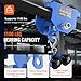 VEVOR Manual Trolley, 1100 lbs/0.5 Ton Load Capacity Push Beam Trolley with Dual Wheels, Adjustable for I-Beam Flange Width 2.5