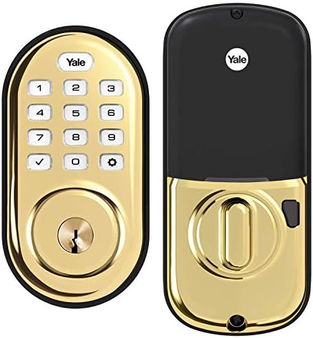 Yale Assure Lock - Keypad Door Lock in Brass