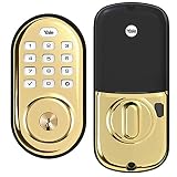Yale Assure Lock - Keypad Door Lock in Brass