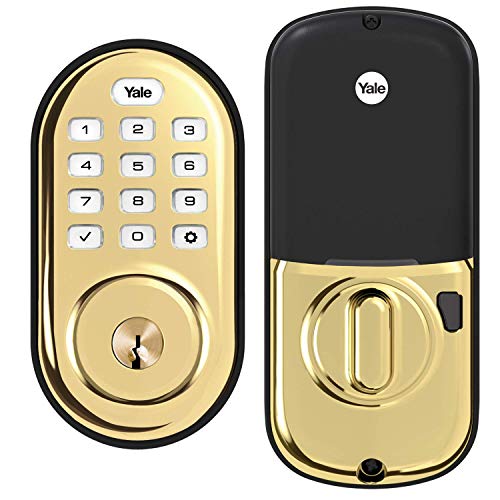 Yale Assure Lock - Keypad Door Lock In Brass #TOP6