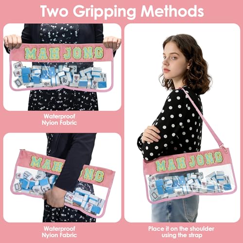 Bolso de Mahjong Americano Velance impermeable y con cierre miniatura 3