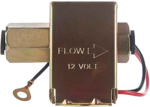 Vista 4 de Bomba de combustible eléctrica 12v 4.5-7psi Universal estándar autocebante resistente a gas diésel en línea en el tanque Bomba de combustible