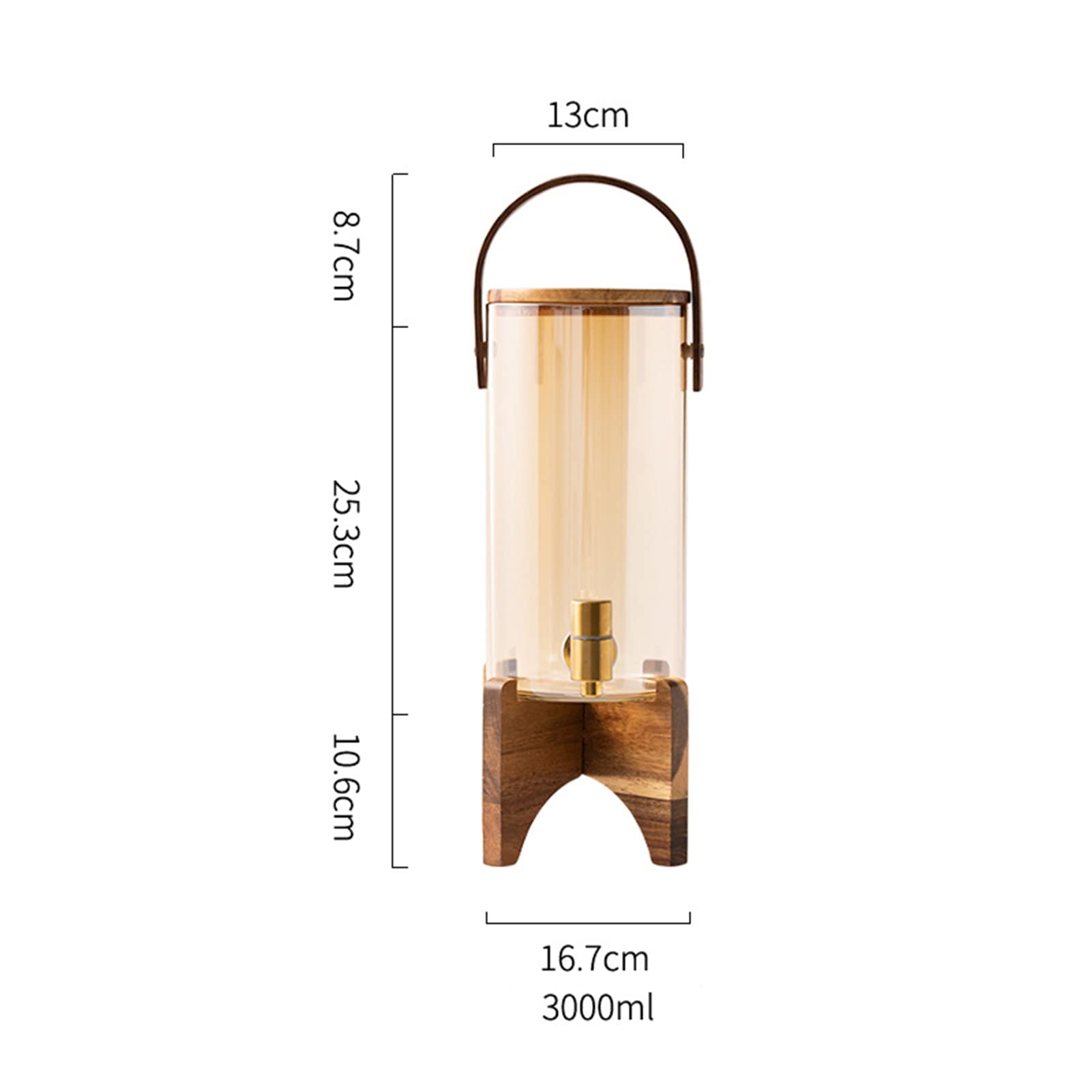 Dispenser per bevande con supporto, dispenser per bevande calde o fredde, perfetto per feste all'aperto e uso quotidiano