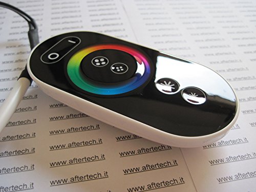 Aftertech® CENTRALINA CONTROLLER LED STRIP RGB + TELECOMANDO TOUCH B6B3