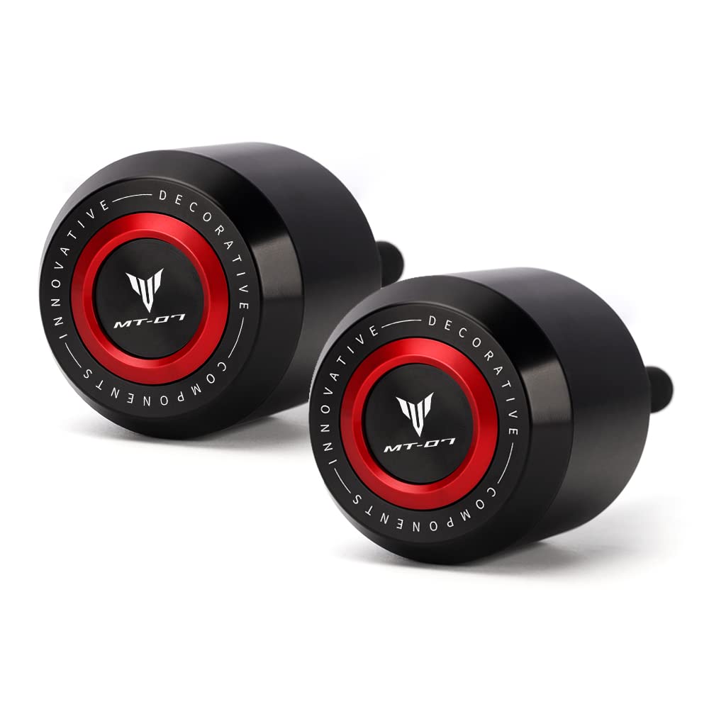 Modeer Compatible avec Ya.maha MT-07 2014-2024 FZ07 Tracer 700/7/GT Cadre de Moto Anti-collision Protection contre les chutes Slider Crash MT07 mt 07 Accessoires (rouge)