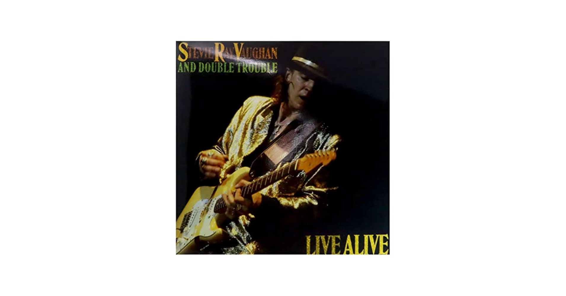 【美品】Stevie Ray Vaughan LIVE ALIVE 2枚組LP Stevie Ray Vaughan/Stevie Ray Vaughan & Double Trouble