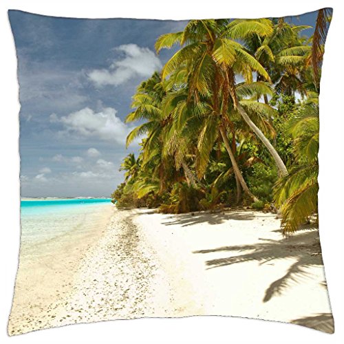 Near Of Nirvana, Aitutaki Atoll - Throw Pillow Cover Case (18