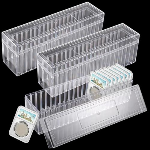 Plastic Coin Storage Box Set for 60 Slabs