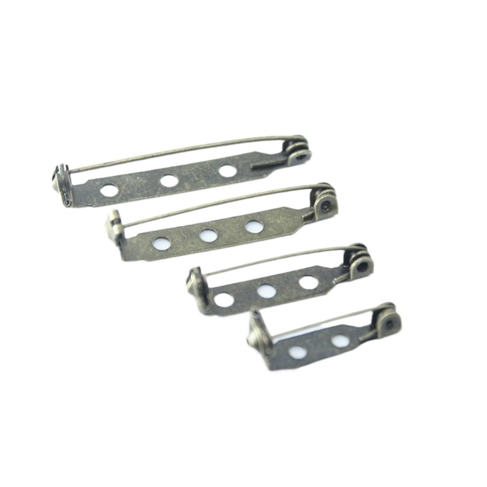 Insignias Insignias de Seguridad. Broches, Broche con Cierre Trasero, 100 Piezas, pasadores Traseros de 20-38 mm for Manualidades con Cierre de Bloqueo