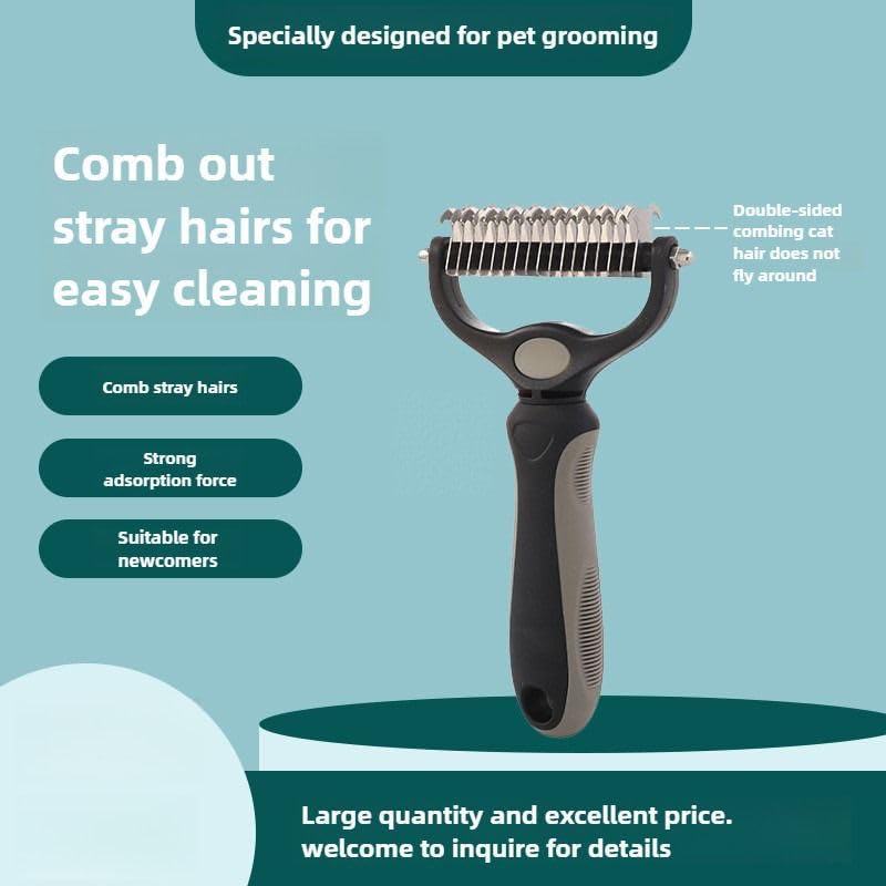 Pet Comb (Grey, For Cats and Small Dogs)