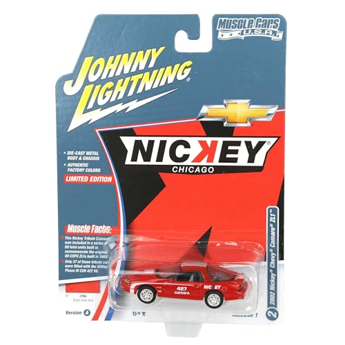 2002 Chevrolet Camaro ZL1 Nickey rojo 1:64 miniatura 6