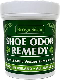 Natural Shoe Odor Eliminator and Foot Odor Eliminator - Developed by a Registered Podiatrist in Ireland - Effective Shoe Deodorizer for all Types of Feet and Footwear - Smelly Shoe Odor Remover 3.5oz